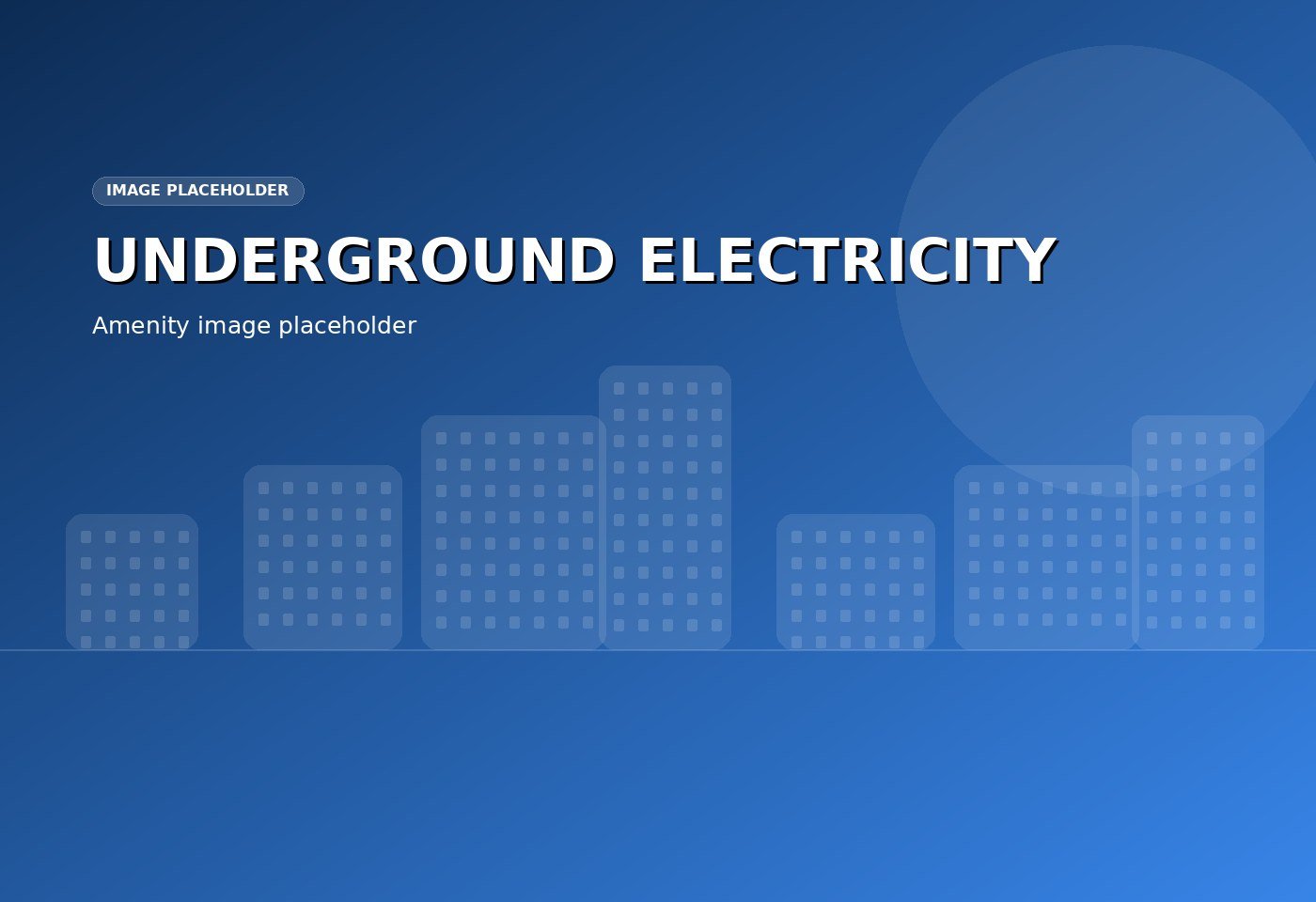 Underground electricity infrastructure