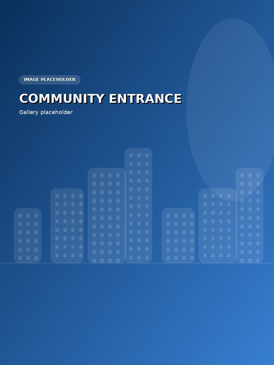 Smart Town entrance view