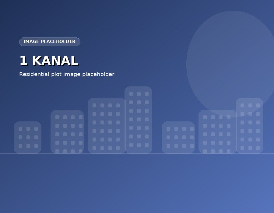 1 Kanal residential plot concept